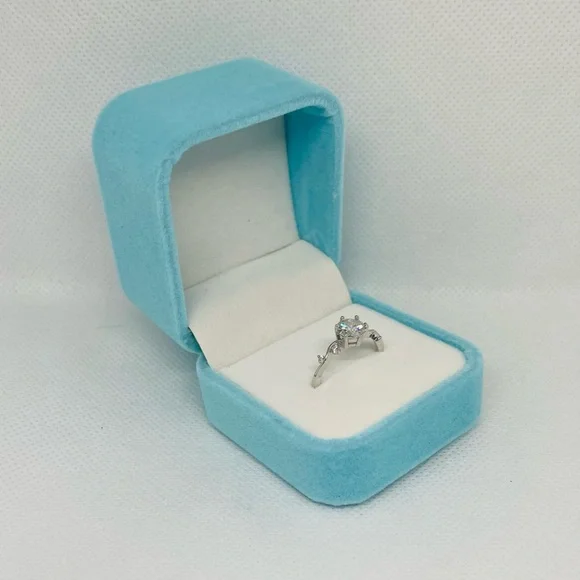 1 ct Moissanite Sterling Silver Ring - Picture 6 of 8